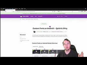 Android Custom Fonts Renewed — Getting Started (Tutorial)