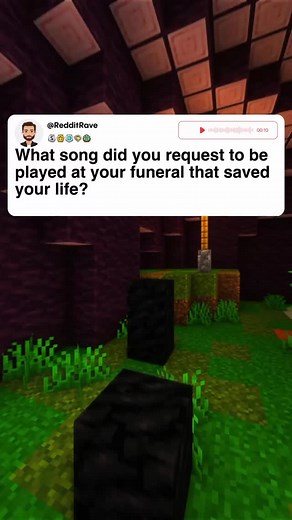What song did you request to be played at your funeral that saved your life? #askreddit #reddit #reels | Stories Rave
