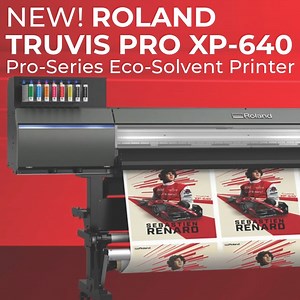 1K views |  Now Available At USCutter! The New Roland TruVis Pro XP-640. An unbeatable, feature-packed TrueVIS Pro roll-to-roll printer that delivers the highest output in its class. #roland #ecosolventprinter #Ecosolvent #wideformat | USCutter | Facebook