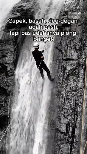 Sliding, jumping, rappelling — would you dare to try canyoneering? 😮👇