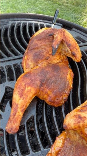 Charcoal grilled chicken #bbq
