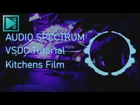 音楽に合わせて動く波形 オーディオスペクトラム の作り方【VSDC Video Editor チュートリアル】