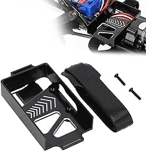 Battery Tray Mounting Plate with Tie CNC Aluminium for TRX4M Upgrade 1/18 RC Crawler Car