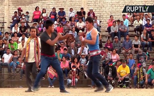 Peruvians Brawl During Traditional Christmas Fighting Festival