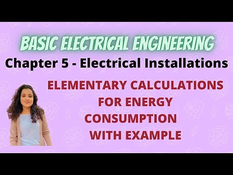 Elementary Calculations of Energy Consumption With Example |BEE|