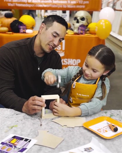 Have a 💀 skele-TON of fun building a Haunted Candy Box together at our Kids Workshop. | The Home Depot