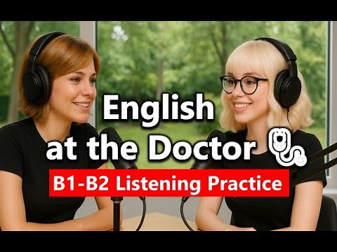 Doctor’s Visit English: Explain Symptoms & Understand Advice | B1–B2 🎧