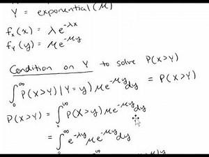 Comparing Exponential Random Variables