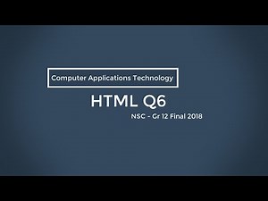 NSC CAT Nov 2018 - Q6 HTML
