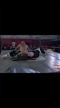 Joel Bateman is sent crashing through a door from the top rope #wrestling #prowrestling #PWSA #wwe