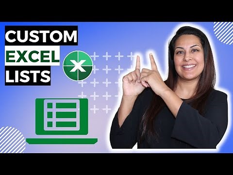 Create Custom Lists in Microsoft Excel