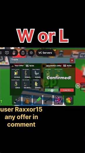 W or L trade #viral #roblox #trademe #trending