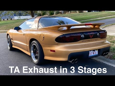 Trans Am Exhaust in 3 Stages