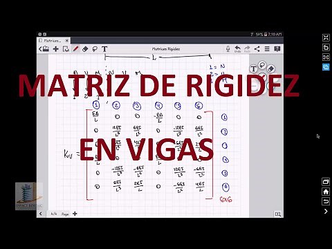 DEMOSTRACION DE MATRIZ DE RIGIDEZ EN VIGAS - ANALISIS ESTRUCTURAL 2D