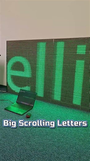 Pixblasters MINI DIY Video LED Display - Big Letters RSS Feed