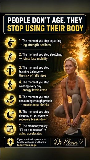 Healthy aging starts with staying active