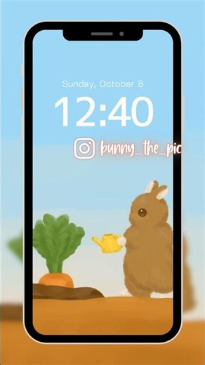 Free bunny wallpaper drop 🐰｜無料待ち受け配布スタート ✨