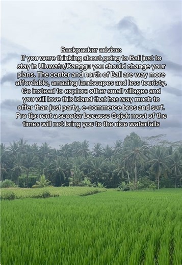 Bali is not just party and surf, it has lots of places to explore and enjoy better than uluwatu! #fyp #backpacking #bali #Explore