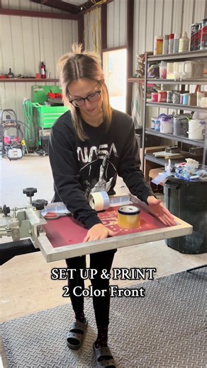 Screen Printing Setup for T-Shirt Business