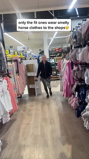 Smelly Fit Horse Clothes Shopping at Tesco