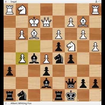 Segal vs Fox 1900 #chess #chessgames