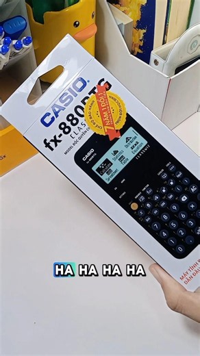 khui hộp máy tính casio fx 880 BTG với anh nha #unboxing #viral #maytinh