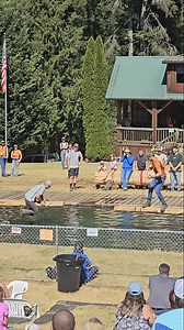 Welcome to the Choker Race #clip #lumberjack #competition #pnwlife #theloggerleague #fun | The Logger League
