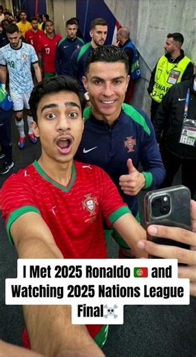 I Met 2025 Ronaldo 🐐🇵🇹☠️ #shortsfeed #ronaldo #trending