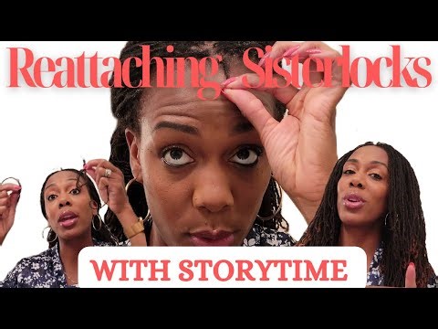 How To REATTACH Sisterlocks! Tutorial + Storytime: My College Track Journey With Advice