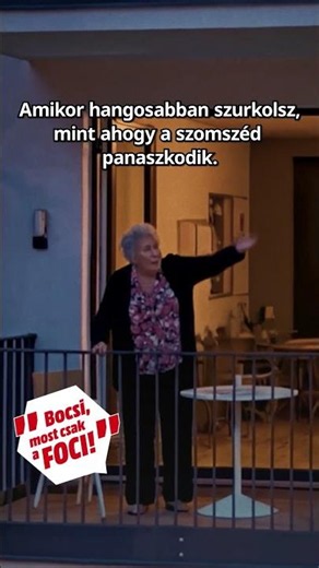 Bocsi, most csak a foci!