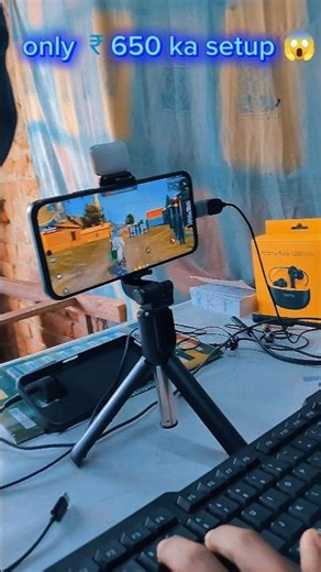 # only 650 ka system hai ❤️😱😱 🤭#trending gaming setup 📲 #2026 #mini studio 😎😎