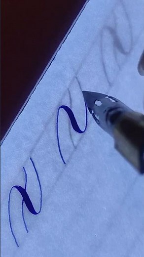 Calligraphy copperplate lowercase 'x' tutorial guide worksheet