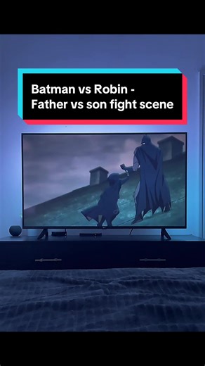 Robin battles Batman to join the court of owls #batman #dccomics #dcanimated #dcuniverse #dceu