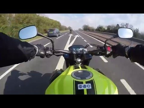 Cb500f 2016 0-60mph, race, topspeed and walk around
