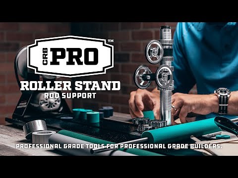 Product Showcase: CRB Pro Roller Stand | Rod Building Support Stand for RBS-Pro Power Wrapper