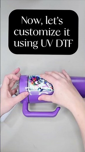 Customize Your Tumbler like a PRO with UV DTF!