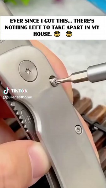 This mini screwdriver set fixes 99% of your problems. 😎 From loose screws to toy repairs - it's a lifesaver! #ToolKit #DIY #LifeHack #AmazonFinds #HomeMaintenance