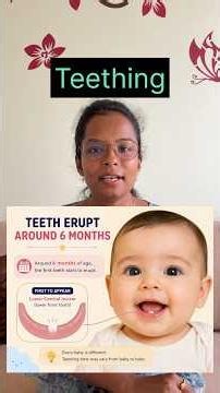First Teeth Coming? Watch These Signs!#parenting #pediatricianadvice