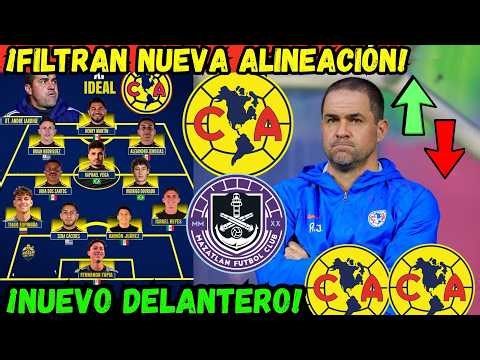💙💛 Possible Club América lineup leaked to beat Mazatlán! | New forward line