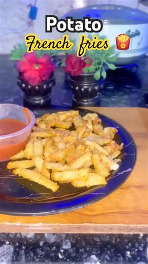 Potato French fries #frenchfries #cooking #crispysnacks