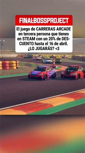 EL juego de CARRERAS ARCADE que está en OFERTA en STEAM 🏁🔥 #iracing #iracingarcade #gaming