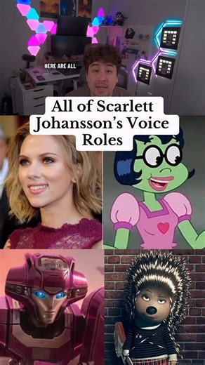 52K views · 100 reactions | All of Scarlett Johansson’s Voice Roles #spongebob #singmovie #scarlettjohansson #voiceactor | Brandonkiyoshi | Facebook