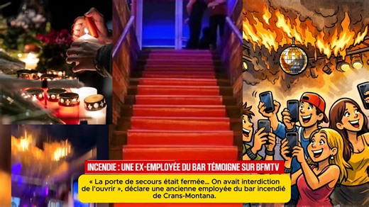 20K views · 125 reactions |  FLASH | « La porte de secours était fermée… On avait interdiction de l’ouvrir », déclare une ancienne employée du bar incendié de Crans-Montana. | CODE FR | Facebook