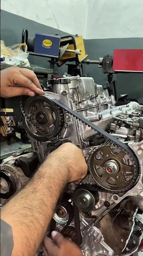 Diesel Engine Timing Belt Change /2C engine Timing Belt Change #dieselengine #usa #automobile #viral
