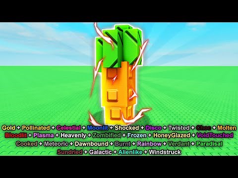 I Grew EVERY MUTATION On CARROT In Roblox Grow A Garden...