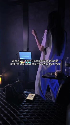 When you have 2 cocktails at karaoke and no one takes the mic away from you