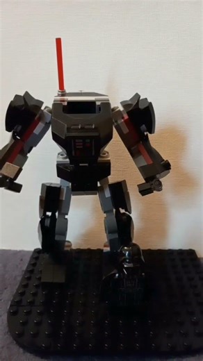 Lego Darth Vader mech stop motion part 1