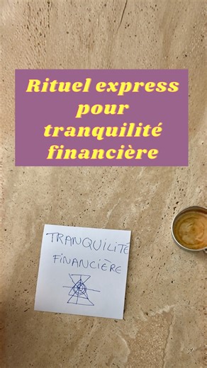 Douce Pythie on Instagram: "📝 Je prends un bout de papier ✍️ J’écris TRANQUILLITÉ FINANCIÈRE 🔮 Je dessine un sigil de l’abondance ; symbole géométrique centré, lignes croisées, cercle focal, conçu pour attirer la stabilité et la prospérité 🌿 J’ajoute de la cannelle pour activer l’énergie de l’argent et du mouvement 📄 Je plie le papier deux fois 🏡 OÙ LE PLACER CHEZ TOI ? ✔️ À côté d’une plante ; l’énergie rayonne et se nourrit ✔️ Près de la porte d’entrée ; pour sécuriser les flux financiers