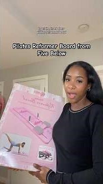 Trying the Viral Five Below Pilates Reformer Board #pilates #homeworkout