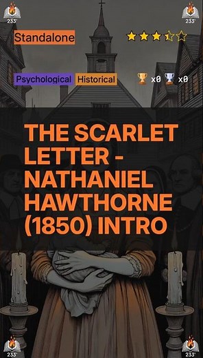 The Scarlet Letter - Nathaniel Hawthorne (1850) Intro